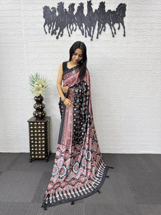 Peach Shaded Graceful Mirror Work Lehenga Choli with Designer Dupatta for Festive Ethnic Wear for Women