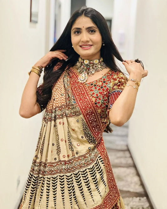 Multicolor Premium Elegant Mirror Work Lehenga Choli with Designer Dupatta for Festive Ethnic Wear for Women