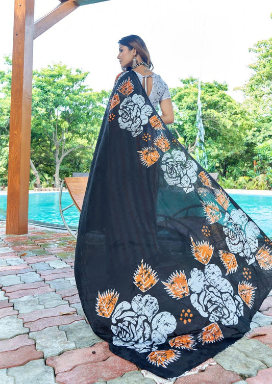 Designer Soft Cotton Saree
